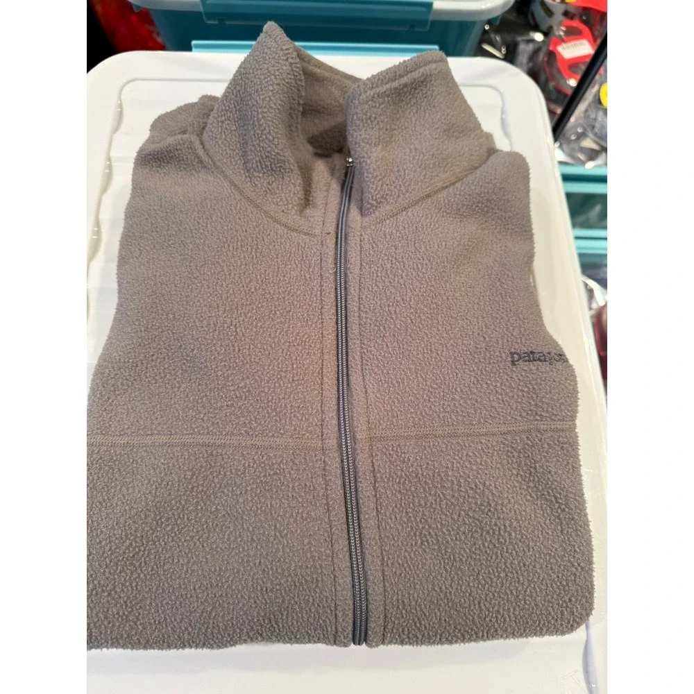 Vtg Patagonia Synchilla 90s Fleece Grey‎ Men's Large Gorpcore Utility